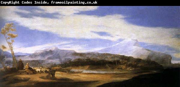 Jose de Ribera Landscape with Shepherds